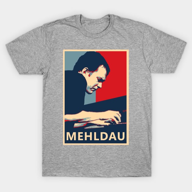 Brad Mehldau pianist Hope Poster - Greatest musicians in jazz history T-Shirt by Quentin1984